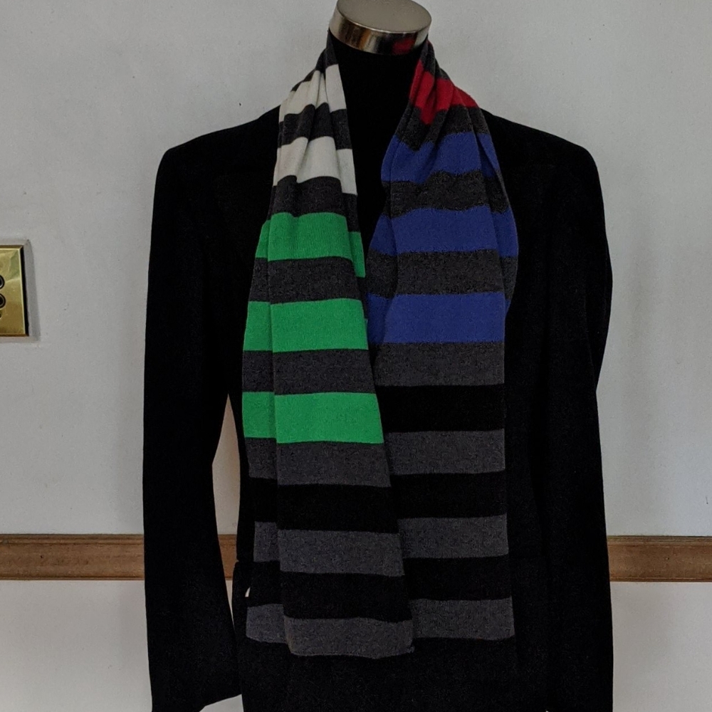 H & M Cheerfully Colored Striped Scarf - Picture 2 of 5